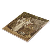 Een Arch Druid in zijn juridische habitat, gegrave Tegeltje (Zijkant)