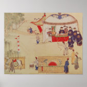 Een archery wedstrijd, eind 18e eeuw poster (Voorkant)