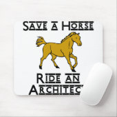 een architect besturen muismat (Met muis)