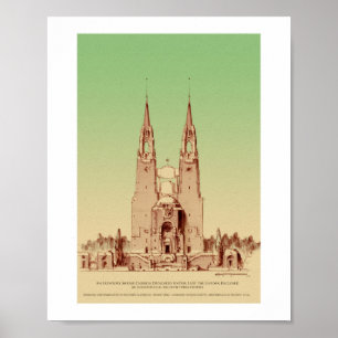 Een architecturale Fantasy Poster