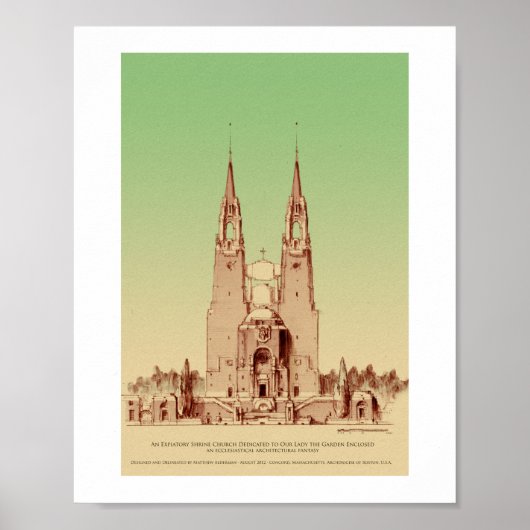 Een architecturale Fantasy Poster (Voorkant)