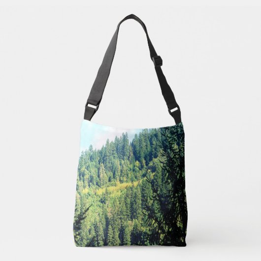 Een arend in de bomen..... crossbody tas (Voorkant)