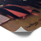 Een argument in de corridors van de opera, 1889 poster (Hoek)