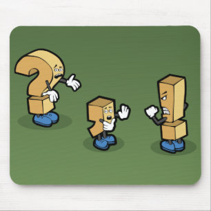 Een argument onder vrienden muismat