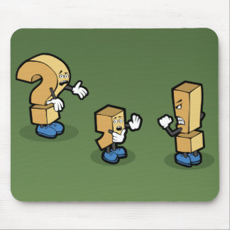 Een argument onder vrienden muismat