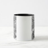 Een argument tussen cartografen, illustratie voor mok (Midden)