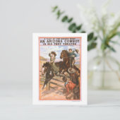 Een Arizona Cowboy in het Poster van het theater v Briefkaart (Staand voorkant)