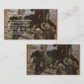 Een Arizona Cowboy Retro Theater Visitekaartje (Voorkant / Achterkant)