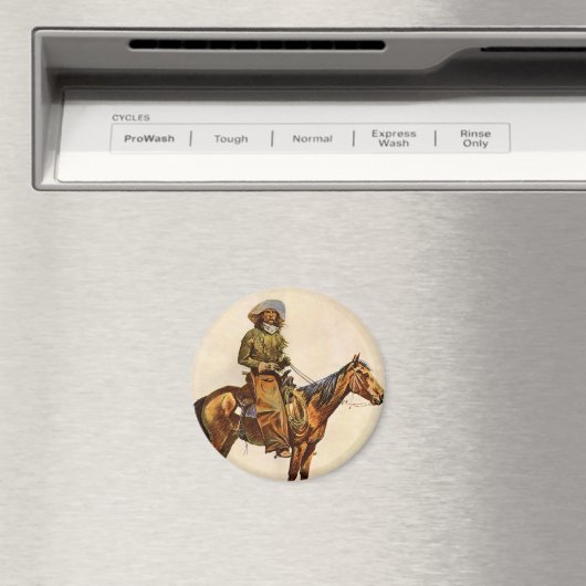 Een Arizona Cowboy van Remington, Western Magneet (Insitu (Vaatwasser))