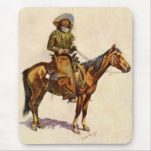 Een Arizona Cowboy van Remington, Western Muismat (Voorkant)