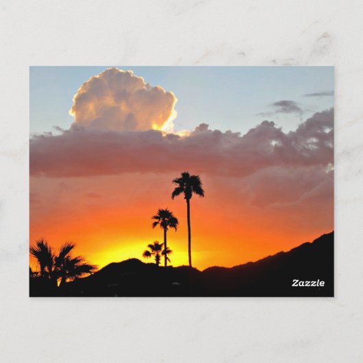 Een Arizona Sunset Post Card Briefkaart (Achterkant)