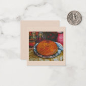 Een Armeense traditionele hoek Notitiekaartje (Voorkant / Achterkant in situ)