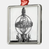 Een armillaire bol van het Copernicaanse systeem Metalen Ornament (Links)