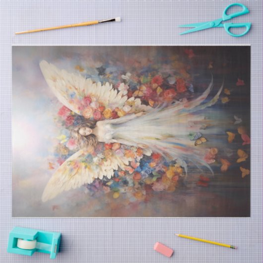 Een armoedige engel tissuepapier (Craft)