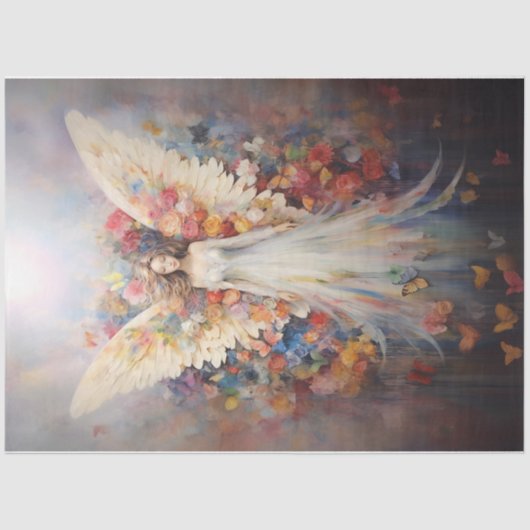 Een armoedige engel tissuepapier (Voorkant)