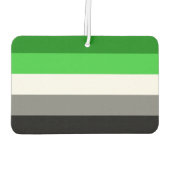 Een aromatische vlag: Auto luchtverfrisser (Achterkant)