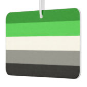 Een aromatische vlag: Auto luchtverfrisser (Links)