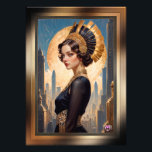 Een Art Deco Beauty Door Een Gouden Schijf Door Xz Foto Afdruk<br><div class="desc">Een Art Deco Beauty Door Een Gouden Disc AI Concept Art door Xzendor7; gracing een grootse metropool van een vervlogen tijd. Lees het korte verhaal op mijn website: https://xzendor7.com/an-art-deco-beauty-by-a-golden-disc-by-xzendor7/</div>