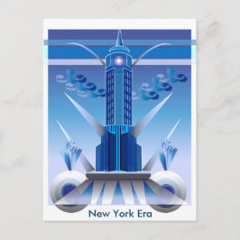 Een Art Deco-Briefkaart Briefkaart