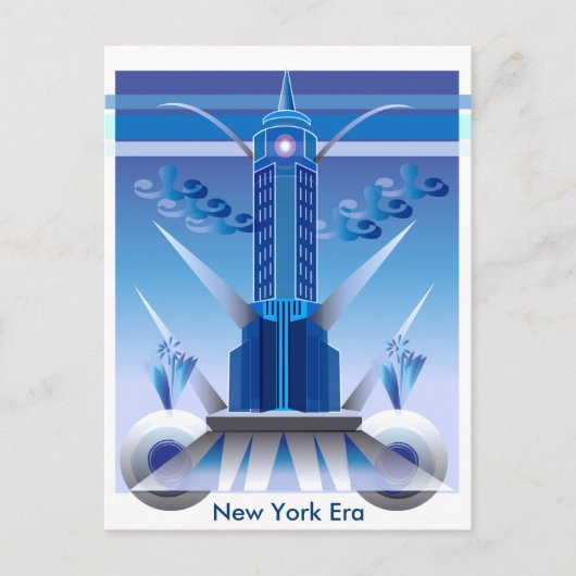 Een Art Deco-Briefkaart Briefkaart (Voorkant)