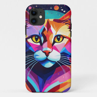 Een art deco grafisch ontwerp schilderij met helde Case-Mate iPhone case