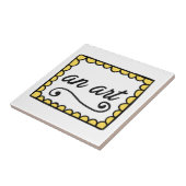 Een Art Tile Tegeltje (Zijkant)