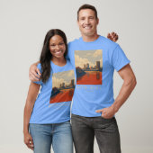 Een Art Travel Print van Baton Rouge 2 T-shirt (Unisex)