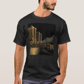 Een Art Travel Print van Baton Rouge T-shirt (Voorkant)