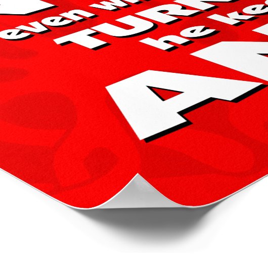 Een artiest is... Poster (Hoek)