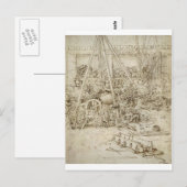 Een artilleriepark briefkaart (Voorkant / Achterkant)