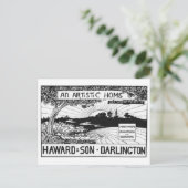 Een artistiek huis -  Adverteren Poster Briefkaart (Staand voorkant)