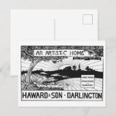 Een artistiek huis -  Adverteren Poster Briefkaart (Voorkant / Achterkant)