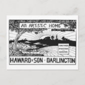 Een artistiek huis -  Adverteren Poster Briefkaart (Voorkant)