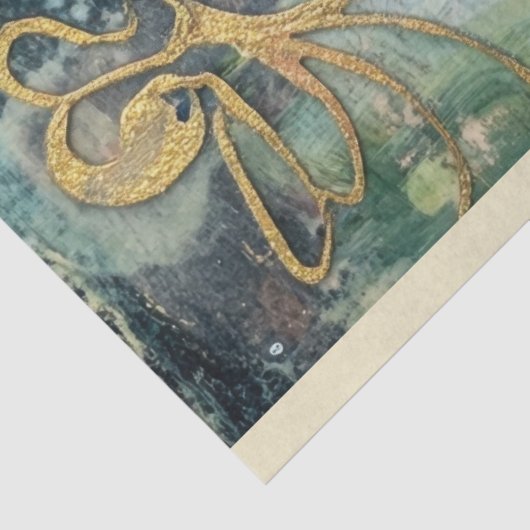 Een artistieke Dragonfly Series Design #5 Tissuepapier (Detail)