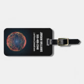 Een artistieke impressie van supernova 1993j. bagagelabel (Voorkant horizontaal)