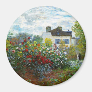 Een artistieke tuinmagneet magneet