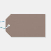 Een artistieke weergave van bruine kleur, die het cadeaulabel (Achterkant Horizontaal)