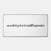 Een Artist's Job Desk Mat (Voorkant)