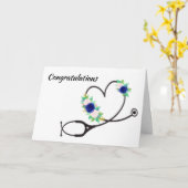 **EEN ARTS** VROUW DOCTOR WORDEN KAART (Gele Bloem)