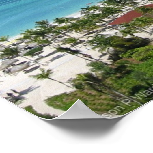 Een Aruba Beach Resort Poster (Hoek)