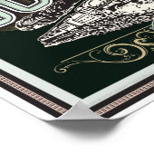 Een ASL idiom vintage poster (Hoek)