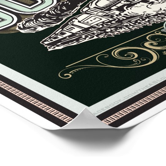 Een ASL idiom vintage poster (Hoek)