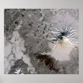 Een asrijke pluim stijgt poster (Voorkant)