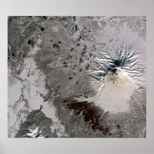 Een asrijke pluim stijgt poster (Voorkant)