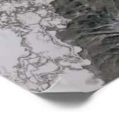 Een asrijke pluim stijgt poster (Hoek)