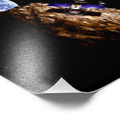 Een asteroïde-mijnmissie foto afdruk (Hoek)