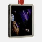 Een asteroïde-mijnmissie metalen ornament (Rechts)