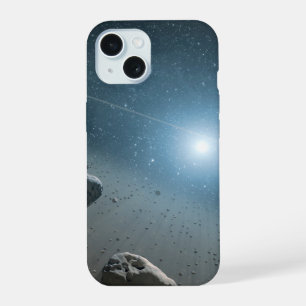 Een asteroïdengordel rond de heldere ster Vega. iPhone 15 Case