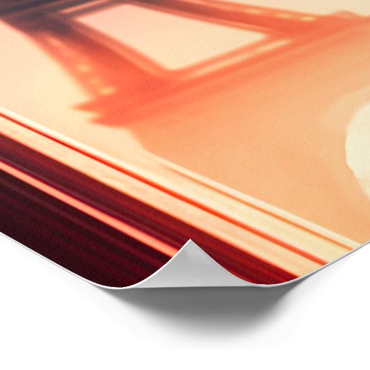 Een astronaut in Parijs Poster (Hoek)