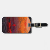 Een astronaut op Mars Bagagelabel (Voorkant horizontaal)